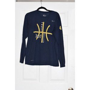 Nike Dri Fit John Paul II Basketball Long Sleeve T Shirt Mens Large